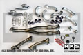 HKS GT600 Standard Kit + Legamax Premium Muffler Package for NISSAN GT-R 2009