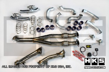 HKS GT600 Standard Kit + Legamax Premium Muffler Package for NISSAN GT-R 2009