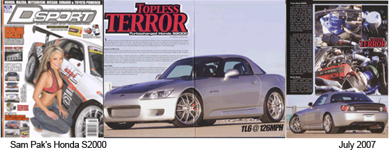 DSport Magazine Featured Car July 2007